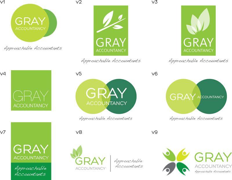 Green and Gray Logo - Creating Media – Logo design to position your brand