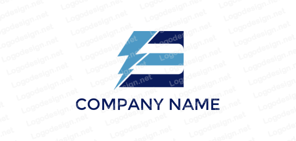 Lightning Bolt Restaurant Logo - lightning bolt with letter e. Logo Template by LogoDesign.net