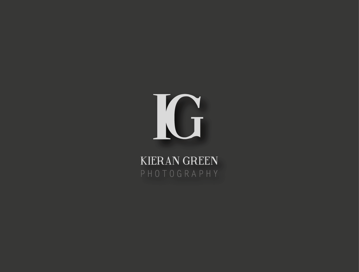 Green and Gray Logo - Bold, Serious, Business Logo Design for Kieran Green Photography by ...