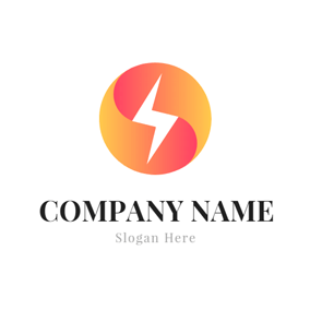 Orange Lightning Bolt Logo - Free Lightning Logo Designs | DesignEvo Logo Maker