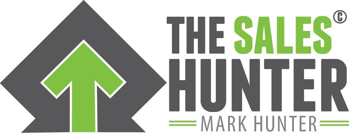 Green and Gray Logo - The Sales Hunter | Sales Training Reviews