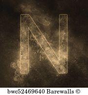 Brown Letter N Logo - 5,074 Letter n logo design Posters and Art Prints | Barewalls