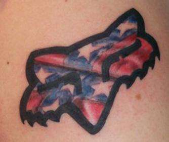 Confederate Fox Logo - Fox Logo W Rebel Flag Tattoo 87536 Confederate Flag Designs Tattoo ...
