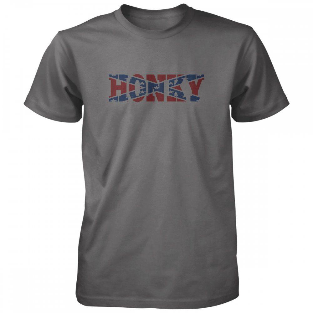 Confederate Fox Logo - Honky Confederate Flag T Shirt. Confederate / Rebel Flag. Vine Fr