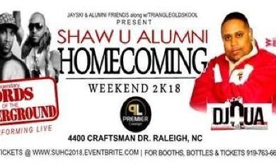 Shaw U Logo - Shaw U Alumni Homecoming Wkd 2018 | Lords of the Underground ...