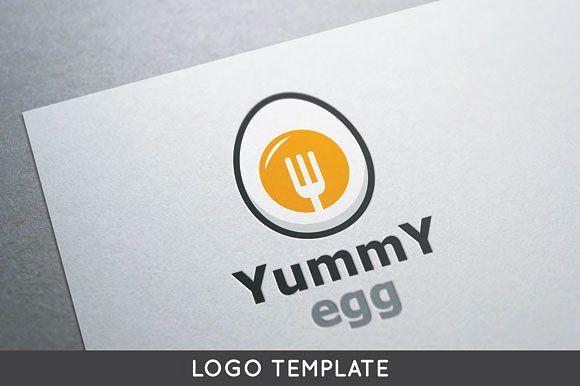 Best Egg Logo - Yummy Egg Logo ~ Logo Templates ~ Creative Market