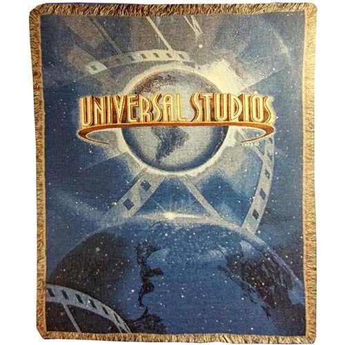 Universal Globe Logo - Universal Woven Blanket - Universal Studios Globe Logo