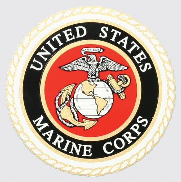 Marine Globe Logo - United States Marine Corps with Eagle Globe and Anchor Logo Decal