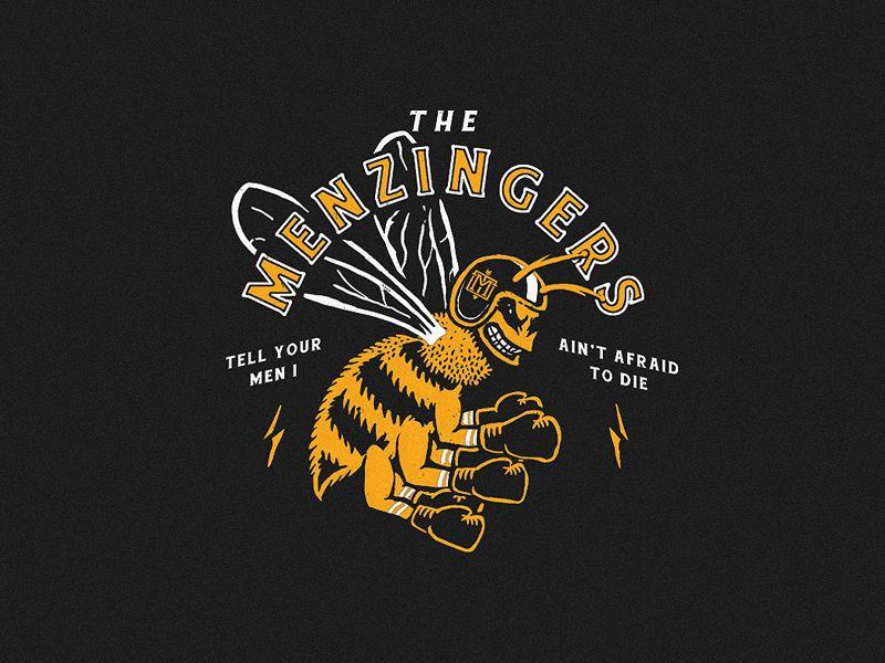 Boxing Bee Logo - The Menzingers - Boxing Bee by Eric Bryant | Dribbble | Dribbble