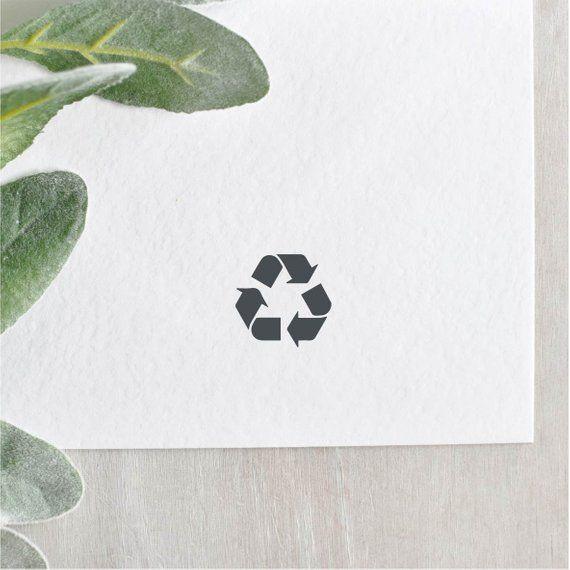 Mini Recycle Logo - Mini Recycle Symbol Stamp