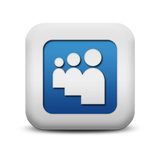 White and Blue People Logo - 14 Best Photos of Logo With Blue People Icon - Blue Square Logo with ...