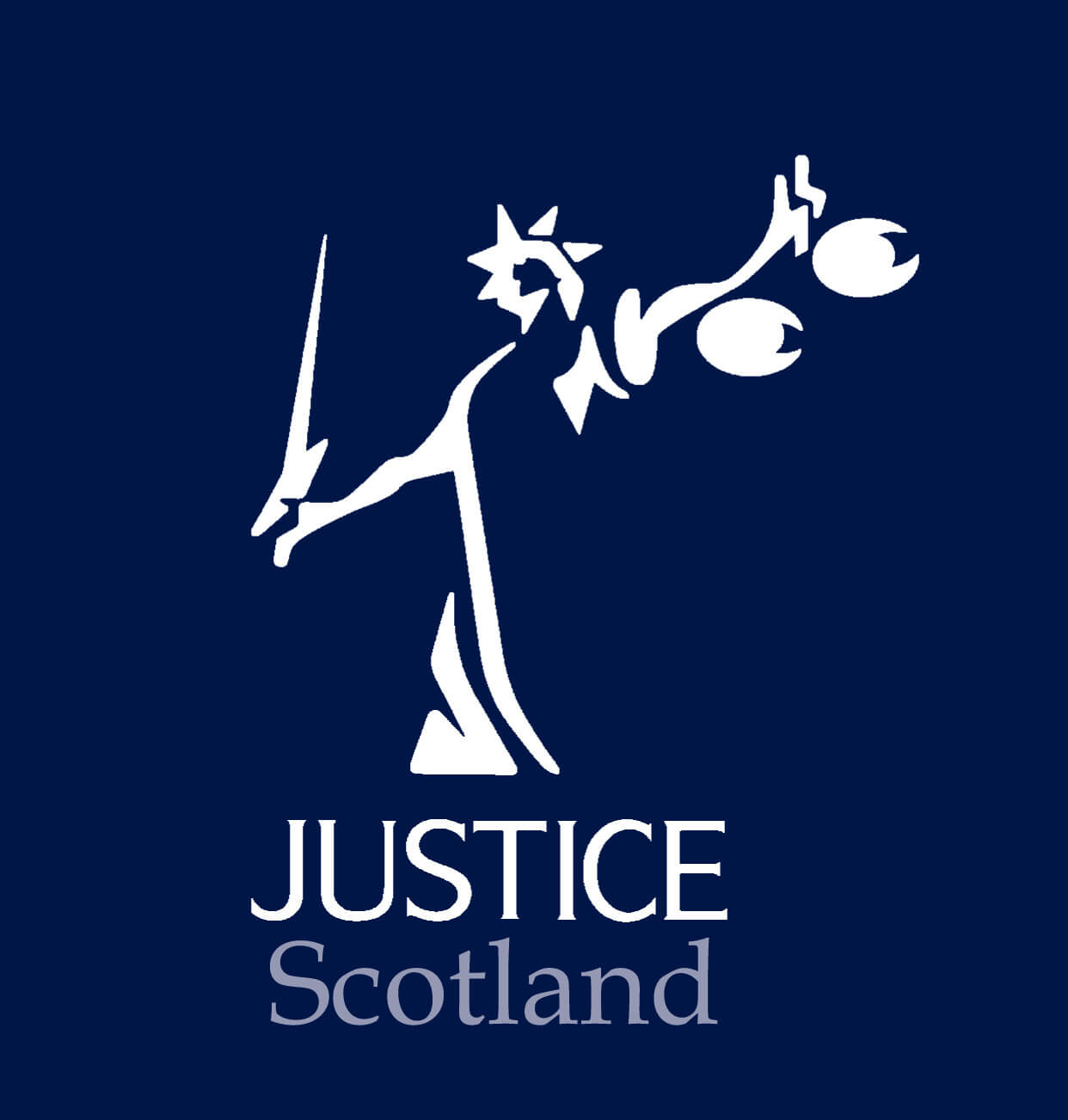 White and Blue People Logo - Our people - Scotland - Justice