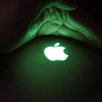 Apple Plus Logo - Gadgets Wrap Glow in Dark iPhone 4 5 6 7 Plus Logo: Amazon.in ...