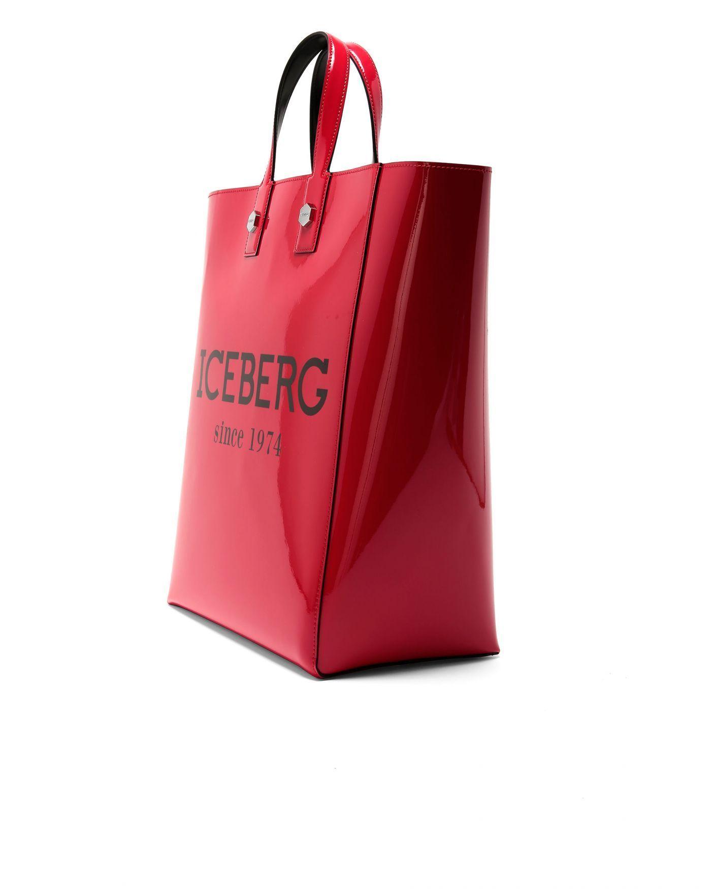 Maxi Logo - Tote bag with maxi-logo Iceberg