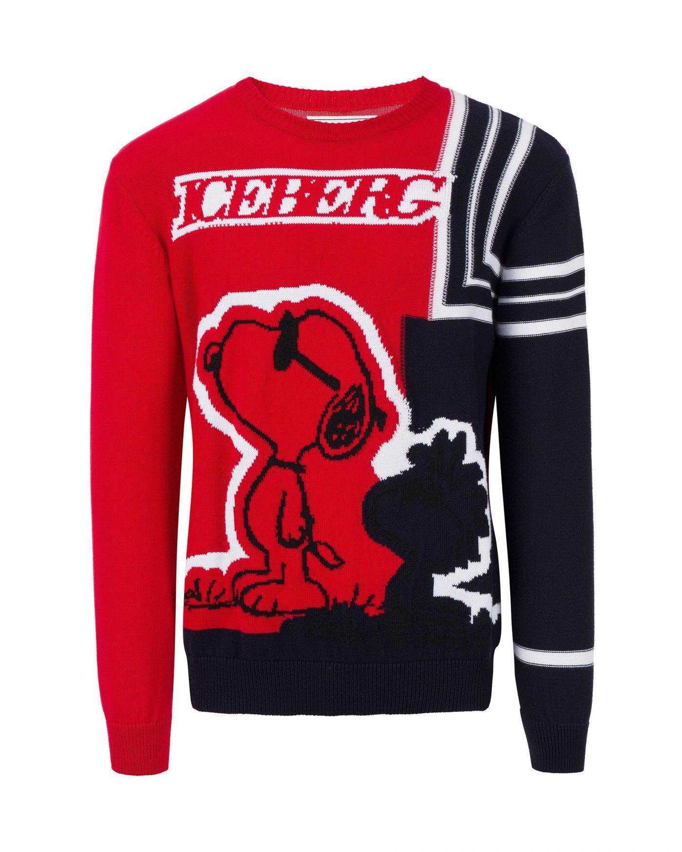 Maxi Logo - Snoopy pullover with maxi-logo Iceberg