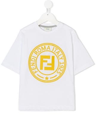 Maxi Logo - Fendi Kids maxi logo print T-shirt $182 - Buy Online - Mobile ...