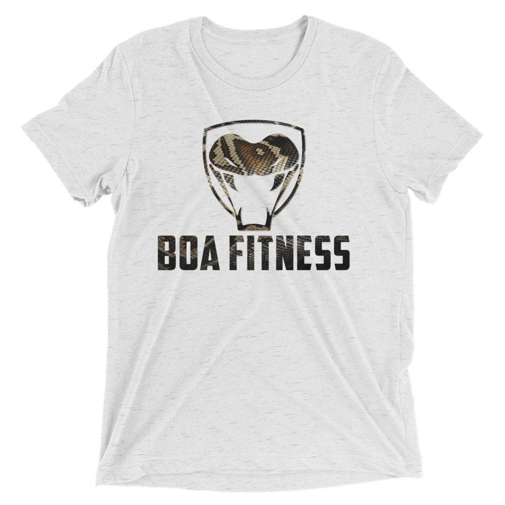 Snake Skin Logo - BOA Fitness T Shirt (Snake Skin) Logo