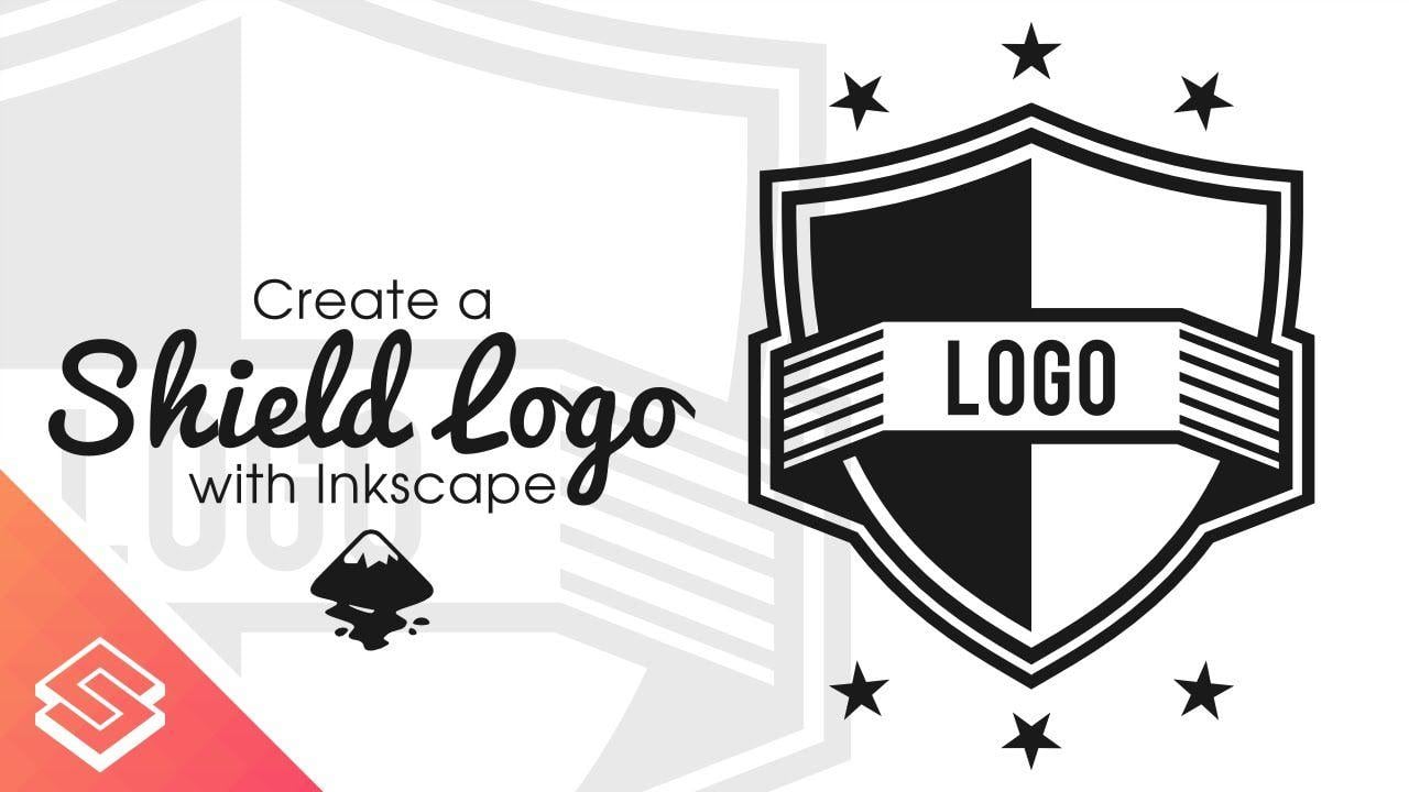 Create Shield Logo - Inkscape Tutorial: Vector Shield Logo - YouTube