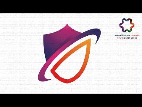 Create Shield Logo - Shield Logo Design Tutorial in Adobe illustrator - Create ...