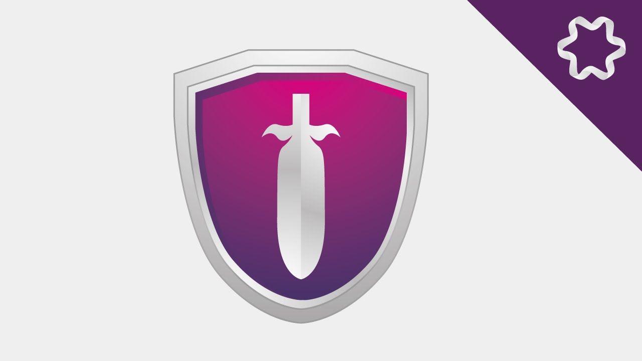 Create Shield Logo - Illustrator Tutorial / Making 3D logo Shield for beginner / Quick