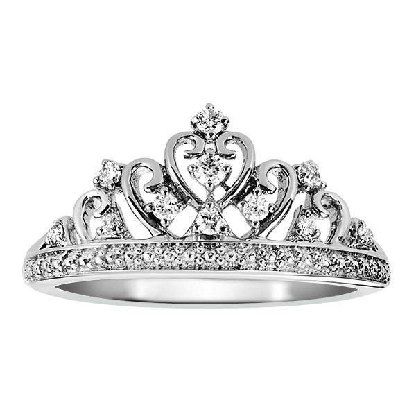 Silver Diamond Crown Logo - Silver Diamond Crown Ring RIN-SIL-0591 Silver Jewellery Rings Gift ...
