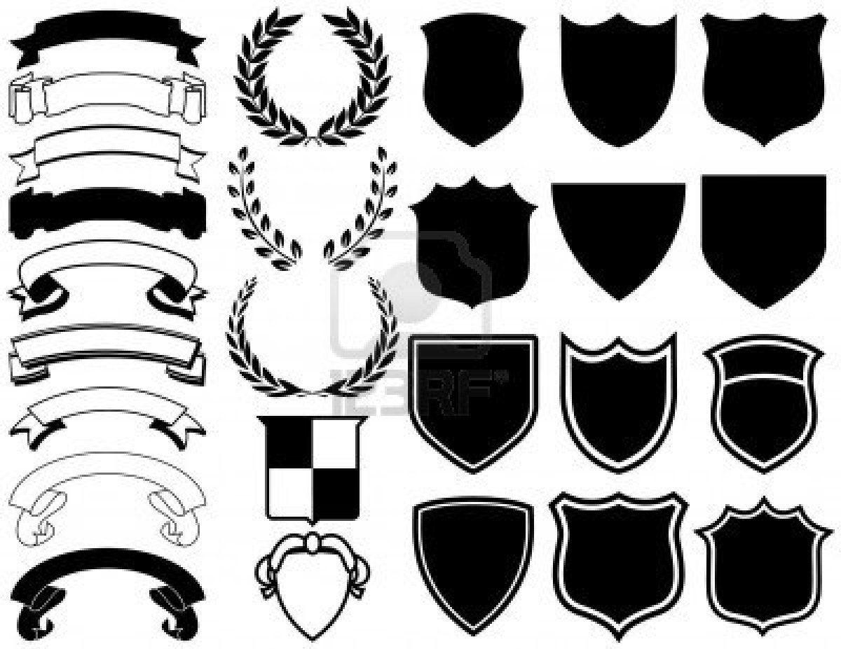 Create Shield Logo - Ribbons, Banners, Laurels, and Shields. Mix and Match to create your ...