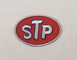 Red and Blue Oval Logo - STP Retro RED & Blue Oval iron or sew on embroidered patch