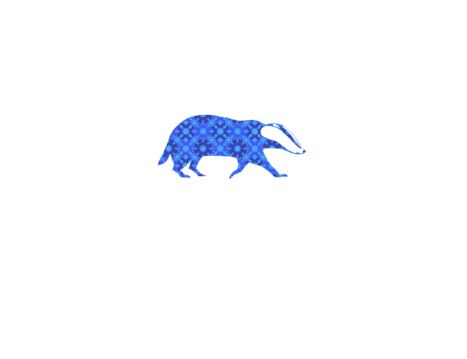 Blue Badger Logo - MySoti - printdudes - 'Blue Badger'- Tees