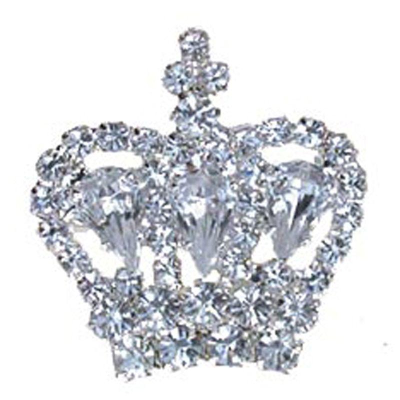Silver Diamond Crown Logo - Diamond' Crown Silver Toned brooch - Crowns & Regalia ...