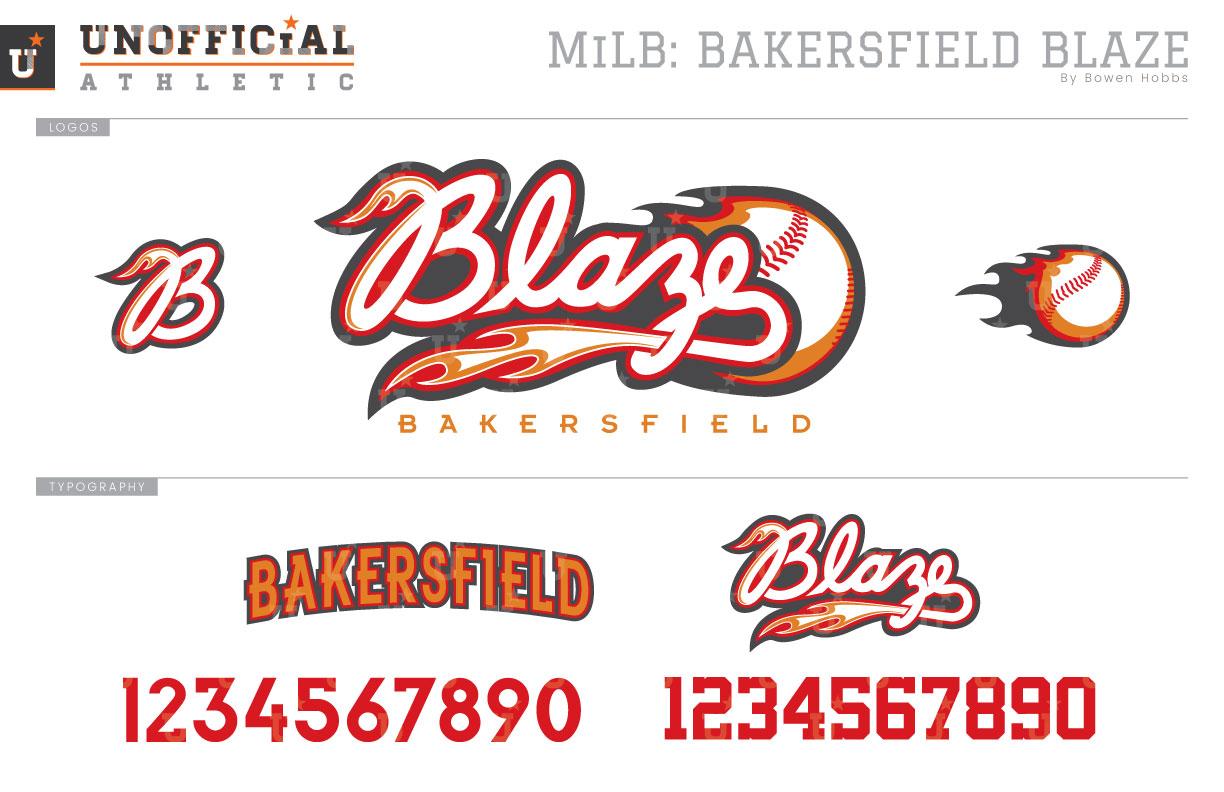 Bakersfield Blaze Logo - UNOFFICiAL ATHLETIC. Bakersfield Blaze Rebrand