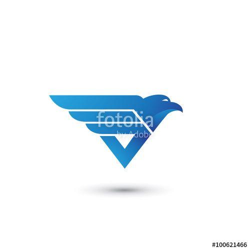 Eagle V Logo - Eagle V Logo Stock Image And Royalty Free Vector Files On Fotolia