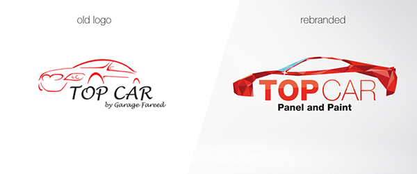 Top Car Logo - Rebranding of TopCar logo on Pantone Canvas Gallery