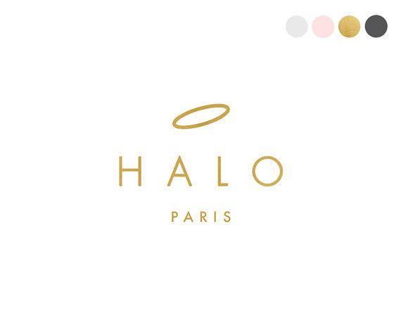 Halo Logo - Gold Halo Logo Design. Angel Logo. Sans by CrookedLittlePixel | logo ...
