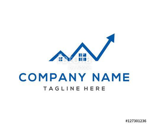 Roof Line Logo - Graphic Roof Line Windows Home Logo Design Stock image and royalty