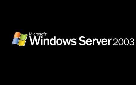Black Windows Server Logo - Windows Server 2003 & Technology Background Wallpaper