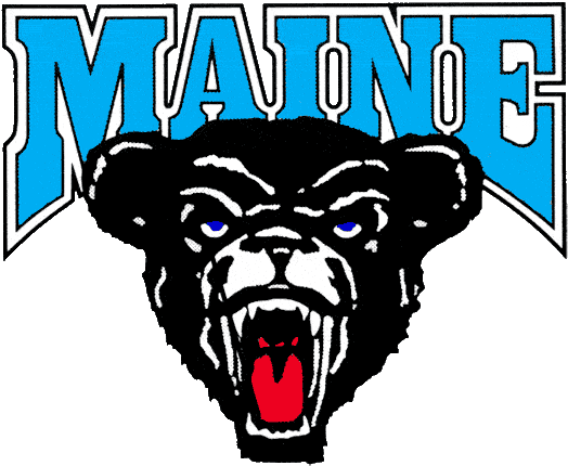 Black Bears Football Logo - Maine Black Bears Primary Logo - NCAA Division I (i-m) (NCAA i-m ...