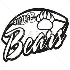 Black Bears Football Logo - 10 Best LOGOS images | Bears football, Clipart images, Bear logo