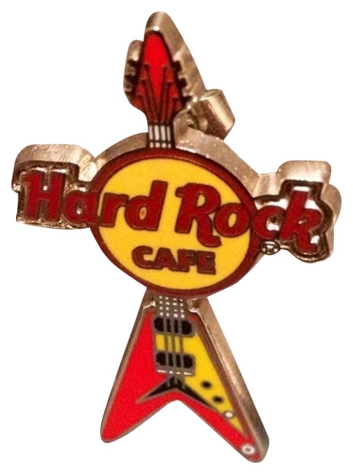 Red and Yellow Cafe Logo - Hard Rock Red & Yellow Cafe Pin