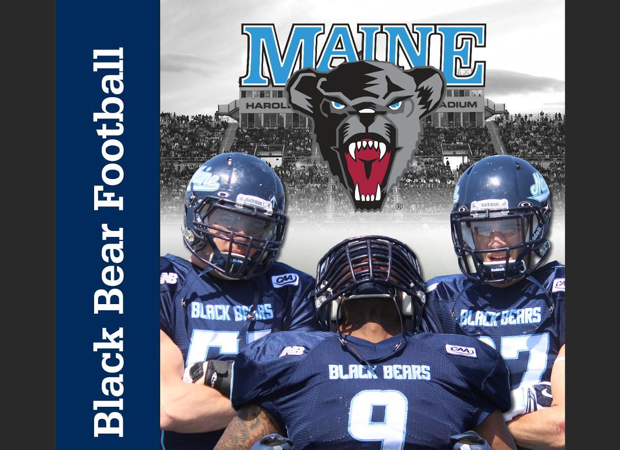 Black Bears Football Logo - UMaine Football Media Guide of Maine Athletics