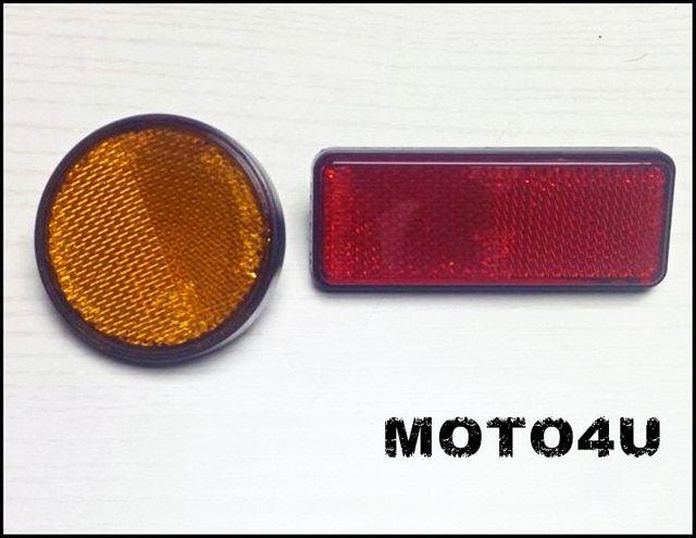 Red and Yellow Cafe Logo - MOTO4U Cafe Racer Front And Rear Reflector Of Motorcycle REFLECTORS ...
