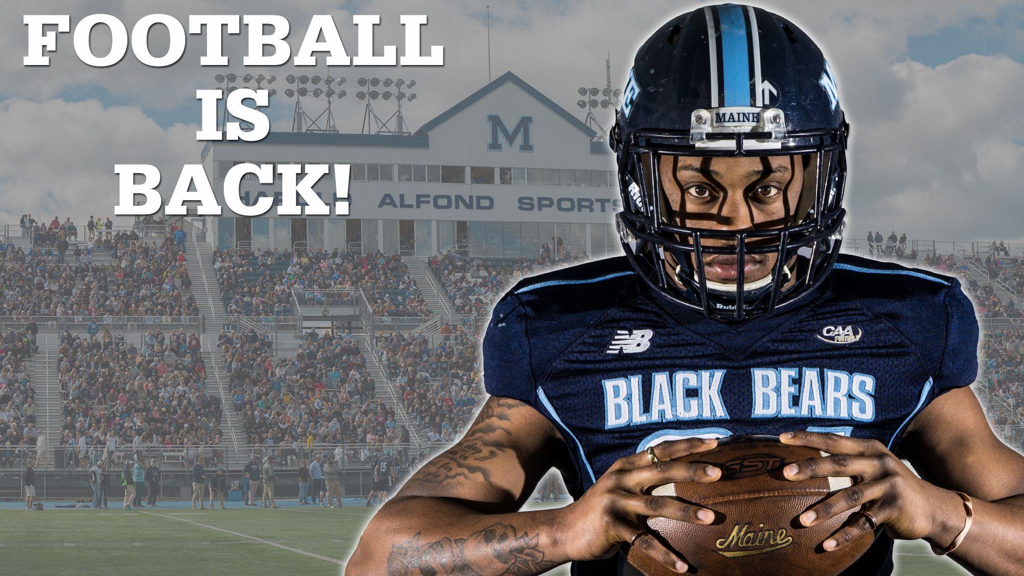 Black Bears Football Logo - Football Announces Preseason Camp Dates - University of Maine ...