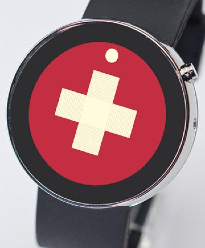 Watch with Red Cross Logo - Design Watch Partime ▷ Swiss Watch Zurich