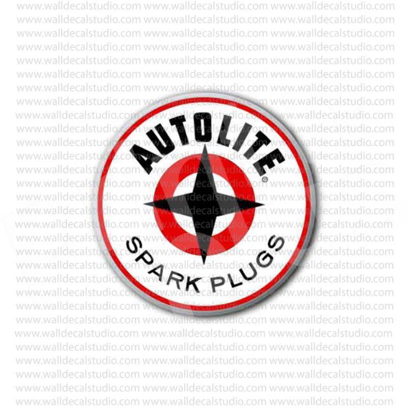 Autolite Spark Plug Logo - Autolite Automotive Spark Plugs Vintage Sticker