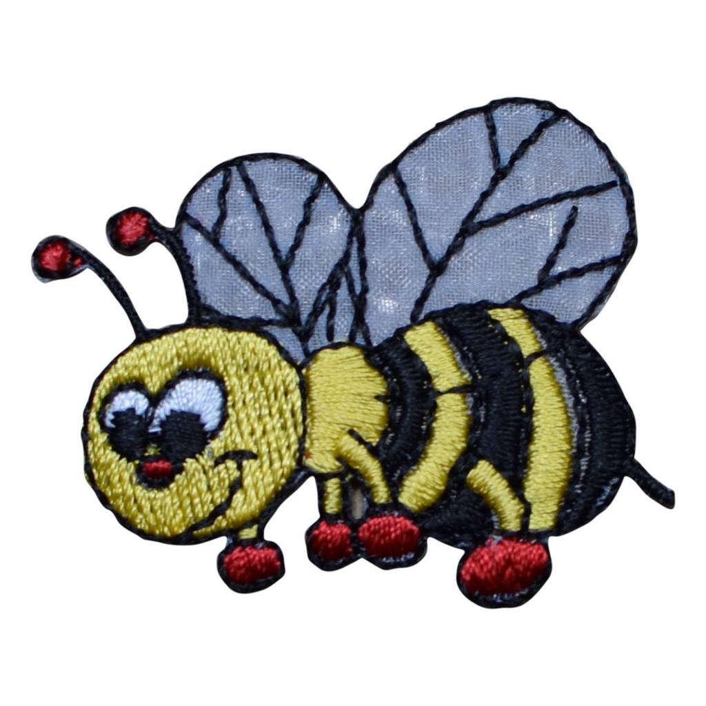 Boxing Bee Logo - Bumblebee with Red Boxing Gloves Patch Applique Bee Iron