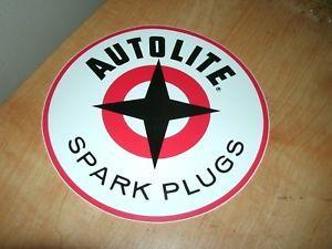 Autolite Spark Plug Logo - ROUND FORD AUTOLITE SPARK PLUG SPARK PLUGS VINTAGE STAR LOGO