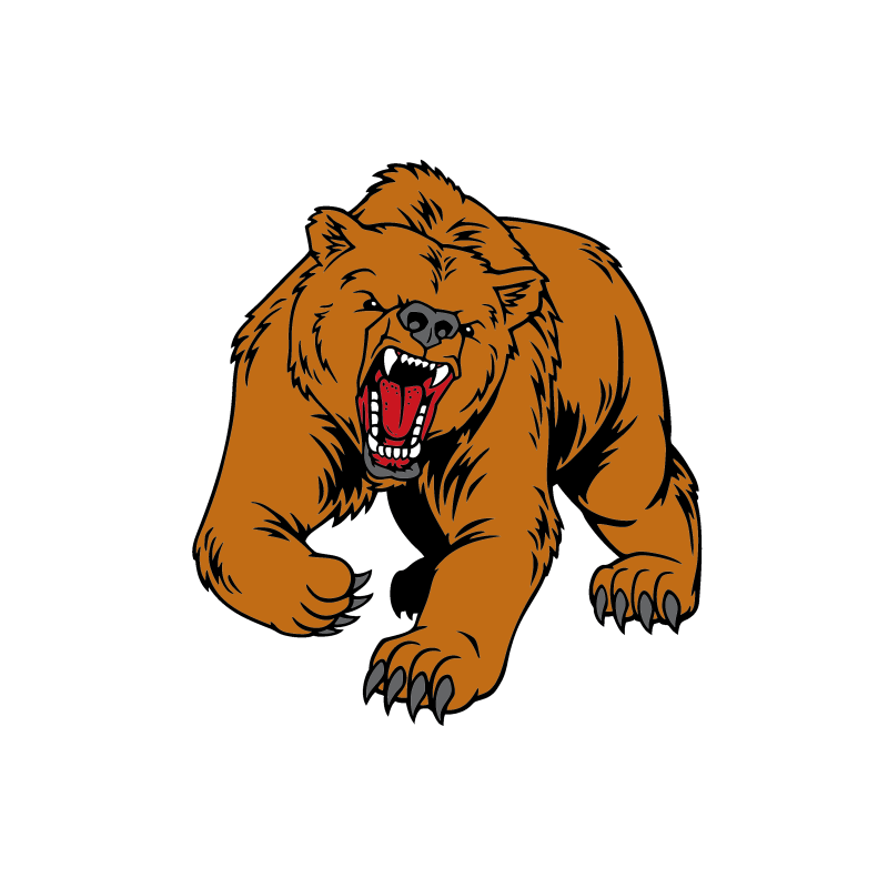 Grizzly Bear Logo - Logo Bank | Athletic Knit: AK