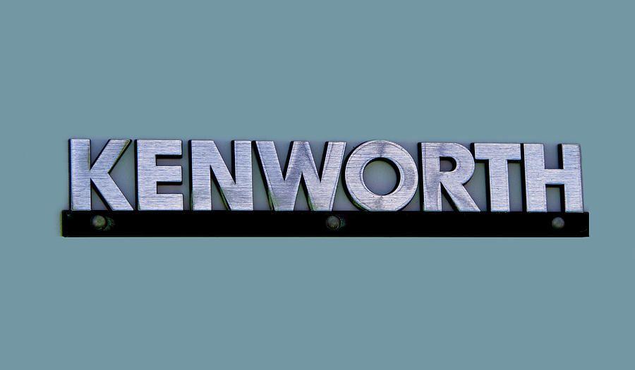 Kenworth Truck Logo - Kenworth Semi Truck Logo Photograph by Nick Gray