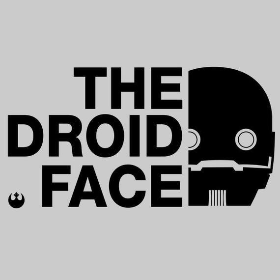 Droid Logo - The Droid Logo Mens Unisex Tshirt T-shirt Tee K2SO | Etsy