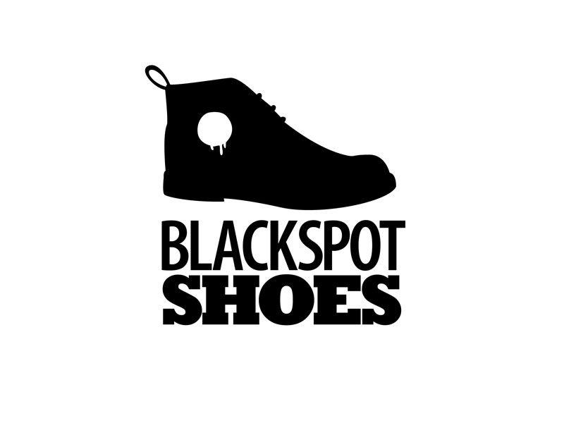 Black Spot Logo - Blackspot Shoes – Logo created while studying at University | Luke ...