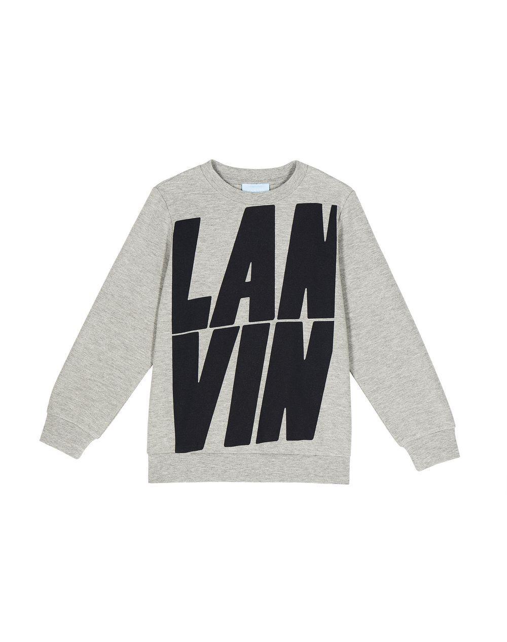 Lanvin Logo - Lanvin LANVIN LOGO SWEATSHIRT, Knitwear Sweater Childrenswear